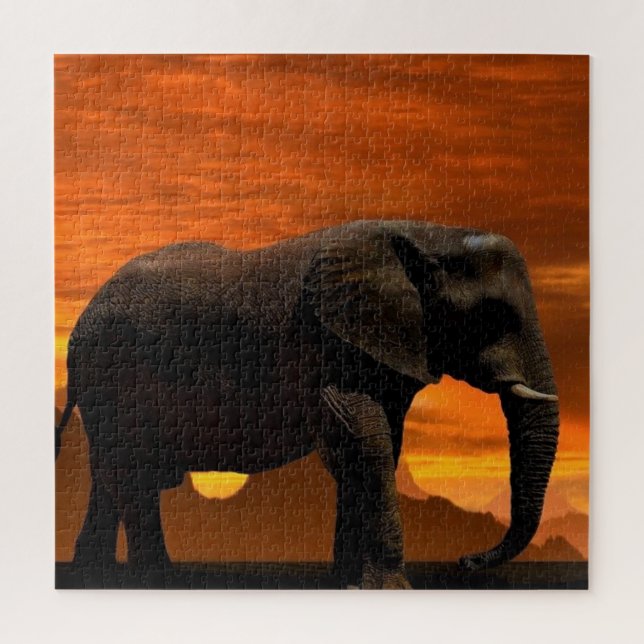 Puzzle Eléphant (Vertical)