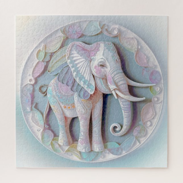 Puzzle Eléphant bébé (Vertical)