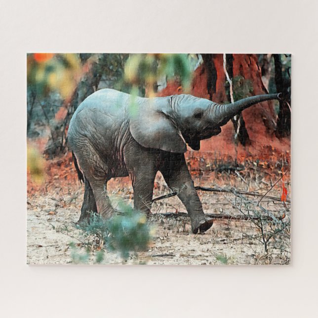 Puzzle Éléphant de bébé (Horizontal)