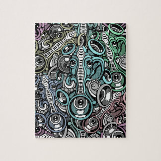 Puzzle éléphant de musique