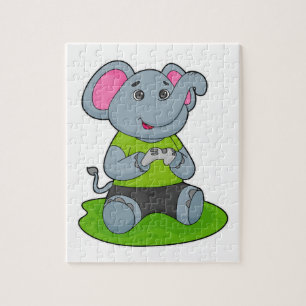 Puzzle Eléphant en Gamer