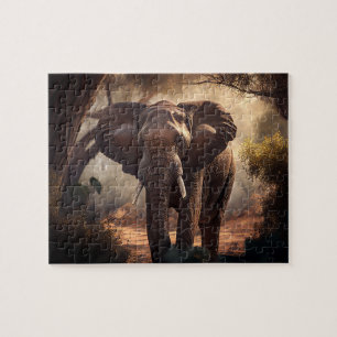 Puzzle Elephant - Jungle