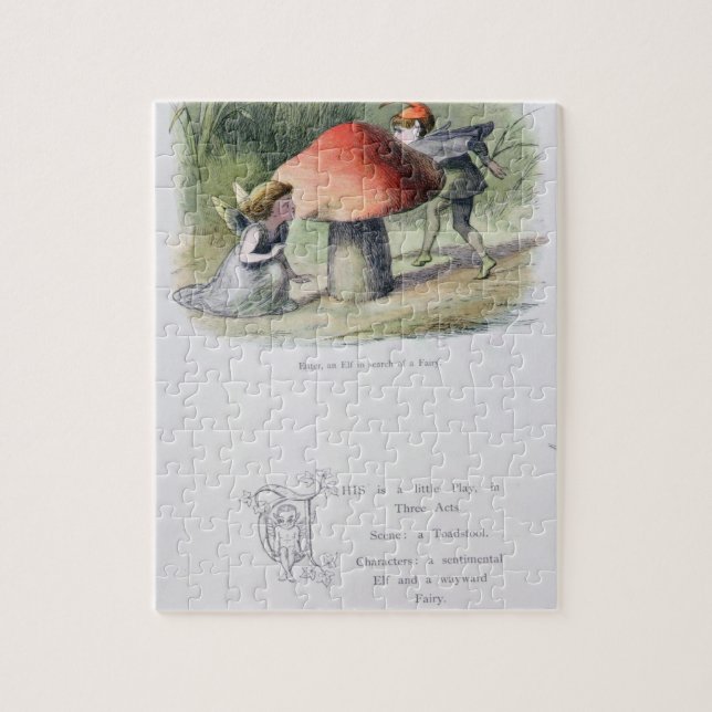 Puzzle Elf à la recherche d'une fée, illustration de (Vertical)