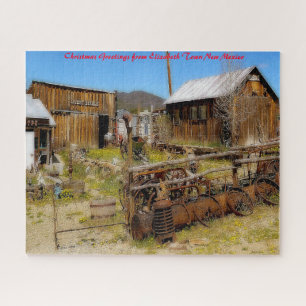 Puzzle Elizabeth Town Nouveau-Mexique.voeux de Noël