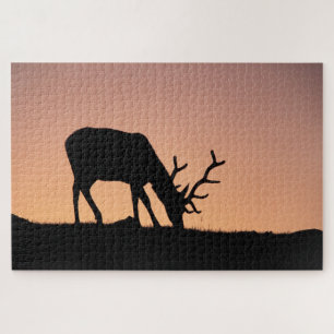 Puzzle Elk Parc national des montagnes Rocheuses, Color