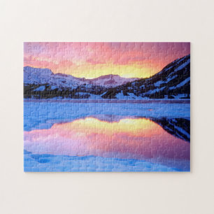 Puzzle Ellery Lake au coucher du soleil