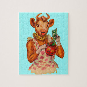 Puzzle Elsie la vache, gestionnaire financier
