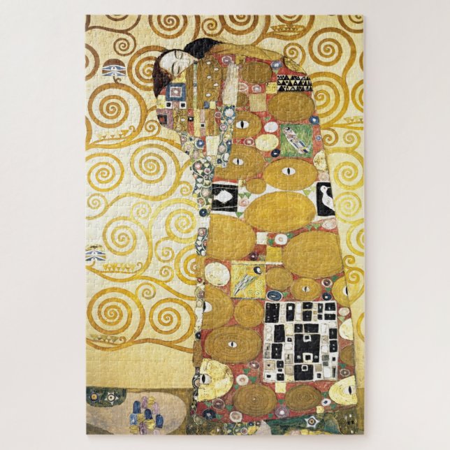 Puzzle Embrasser par Gustav Klimt Peinture Motif (Vertical)