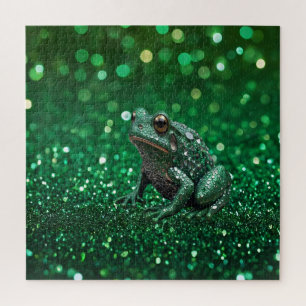 Puzzle Émergence Enchantante : La Grenouille Étincelante