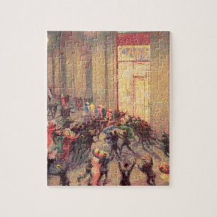 Puzzle Émeute dans le puits, 1909 (huile sur la toile)