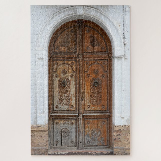 Puzzle en bois rustique (Vertical)