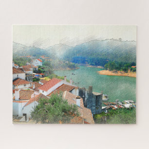 Puzzle En bord de rivière à Dornes- Portugal