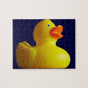Puzzle en caoutchouc jaune de Duckie