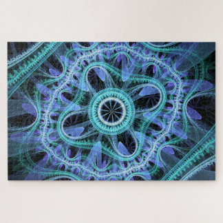 Puzzle en dentelle abstraite