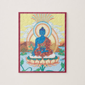 PUZZLE EN ÉTAIN - médecine Bouddha - maître