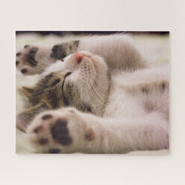 Puzzle en forme de tabby Kitten (Horizontal)