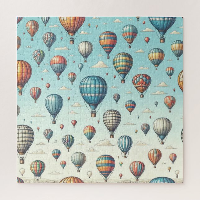 Puzzle En haut, en haut et en loin ! Ballons Whimsical à  (Vertical)