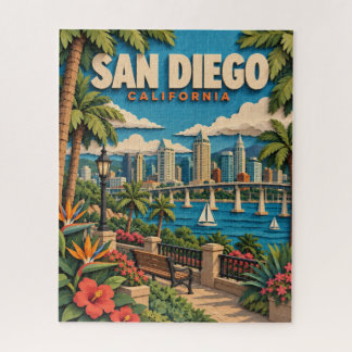 Puzzle en papier découpé San Diego Californie