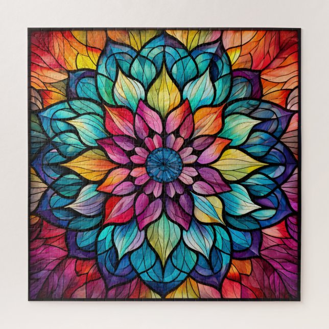 Puzzle en verre tendu Mandala (Vertical)