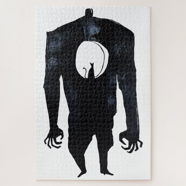 Puzzle Encre Talking Imaginaire V06 Un chat de l'enfer (Vertical)