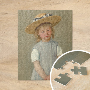 Puzzle Enfant dans un Casquette de paille Mary Cassatt