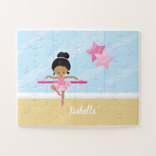 Puzzle Enfant de fille de ballerine personnalisé