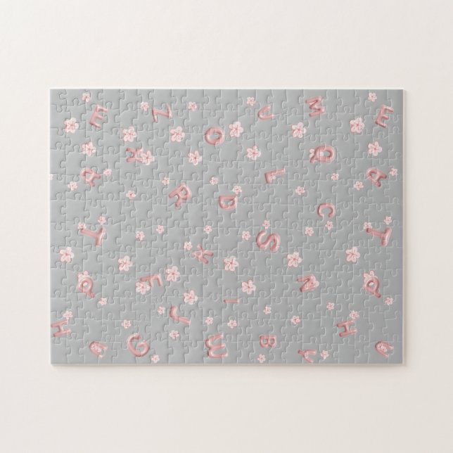 Puzzle Enfants mignons ABC Alphabet flower Enfants B2S (Horizontal)