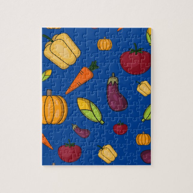 Puzzle Enfants motifs de légumes Thanksgiving (Vertical)