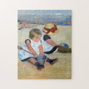 Puzzle Enfants sur la plage, Cassatt