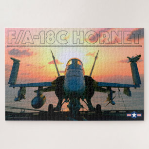 Puzzle ENSOLEILLÉ F/A-18C HORNET (20 x 30 POUCES)