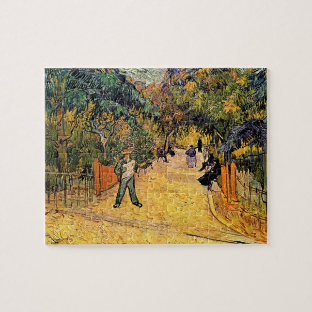 Puzzle Entrée du Parc Public par Vincent van Gogh (Horizontal)