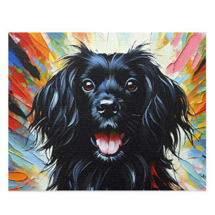 Puzzle Épagneul Picard : Art Acrylique de Chien de Chasse
