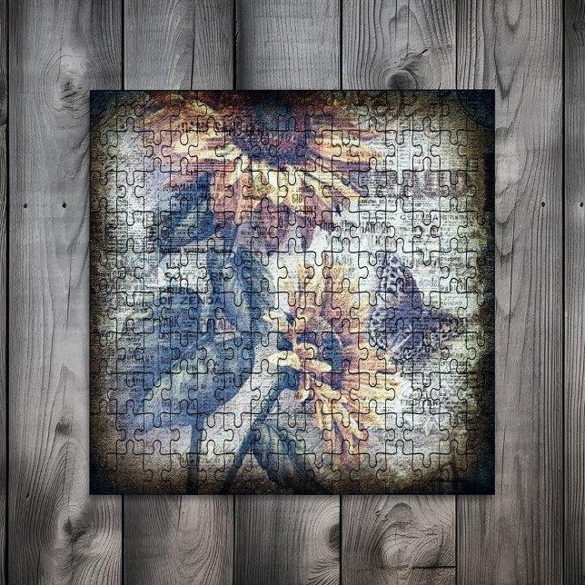 Puzzle Ephémérologie du papillon de tournesol rustique (Créateur téléchargé)