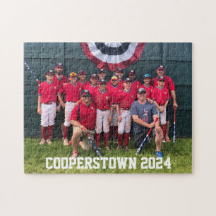 Puzzle Équipe de baseball de Cooperstown Photo Année Pers