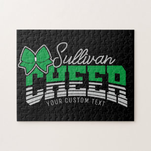 Puzzle Équipe de Cheer AJOUTER NOM École Athlète Cheerlea