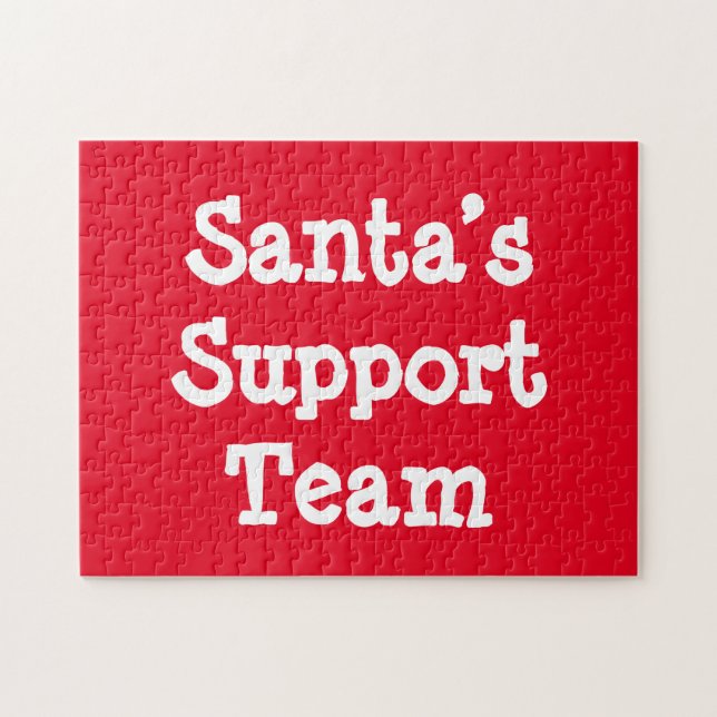 Puzzle Équipe de support père Noël (Horizontal)