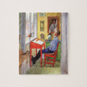 Puzzle Esbjorn Faire ses devoirs par Carl Larsson