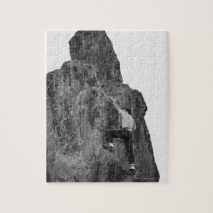 Puzzle Escalade de roche d'homme
