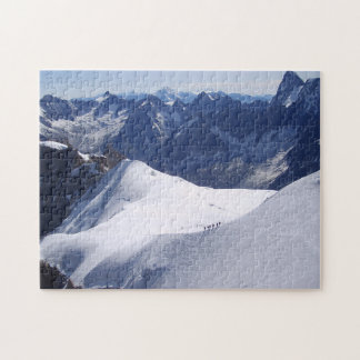 Puzzle Escalade en massif Mont Blanc, Chamonix, France