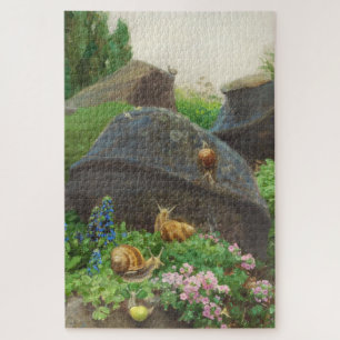 Puzzle Escargots dans un jardin de rochers (par H.A. Bren