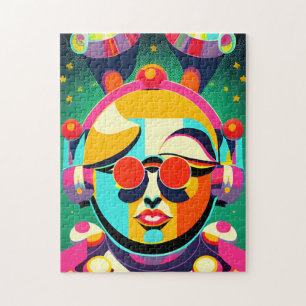 Puzzle Espace coloré Person Pop Art