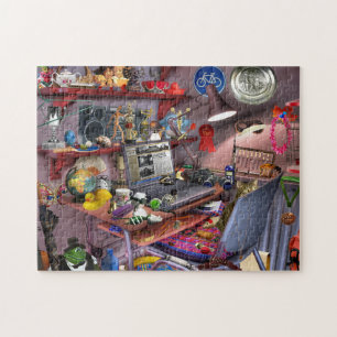 Puzzle Espace ordinateur objet caché