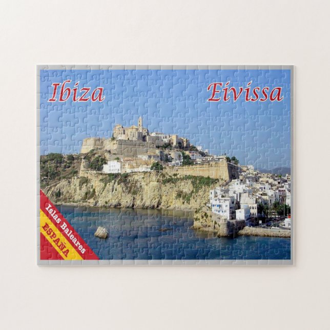 Puzzle Espagne - Baléares - Ibiza - Eivissa - (Horizontal)