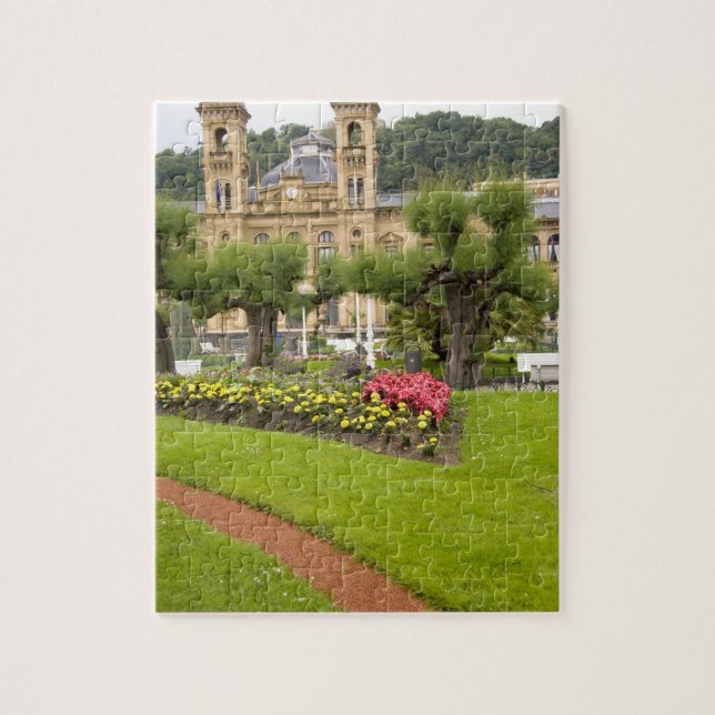 Puzzle Espagne, Saint-Sébastien. Station balnéaire popula (Vertical)