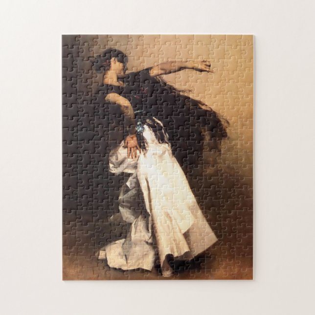 Puzzle espagnol de danseur de Sargent de chanteur (Vertical)