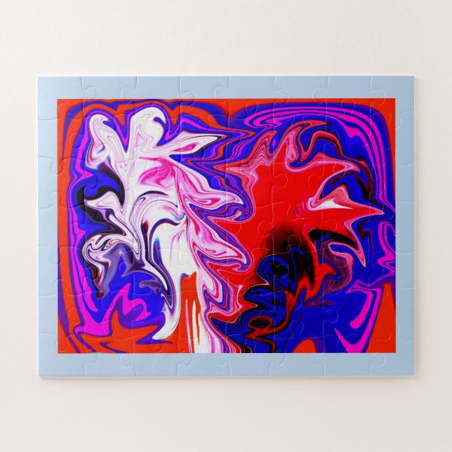Puzzle Esprit d'art abstrait dansant (Horizontal)