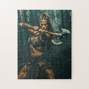 Puzzle Esprit de guerrière de femme Viking canalisant