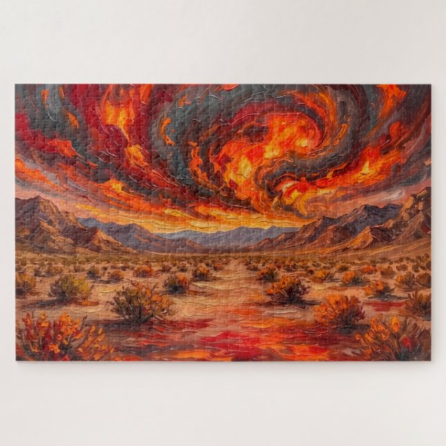Puzzle Esprit du désert : Édition Galerie Solar Vortex (Horizontal)