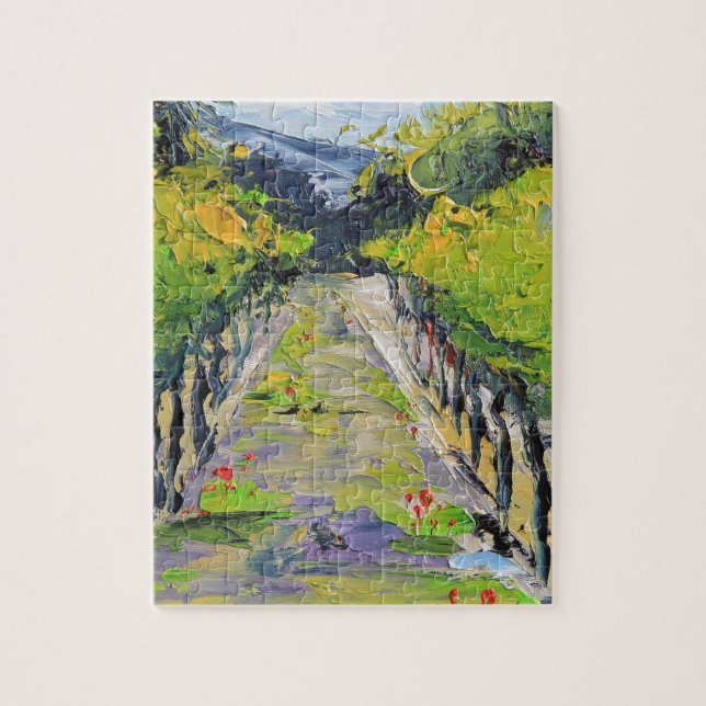 Puzzle Établissement vinicole de la Californie, vignes de (Vertical)