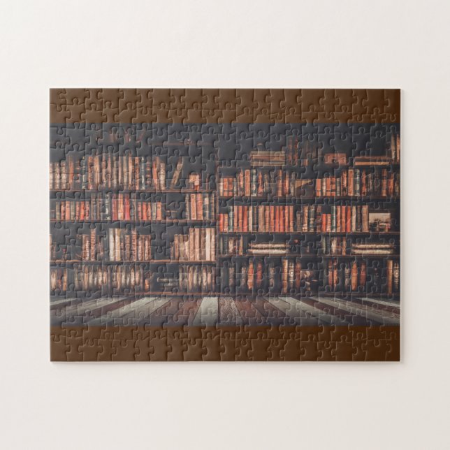 Puzzle Étagère du vieux livre (Horizontal)